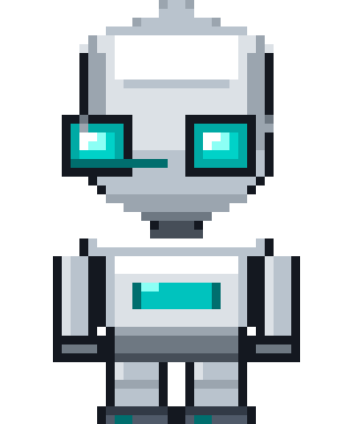 b0b-bot sprite v4 at 8x